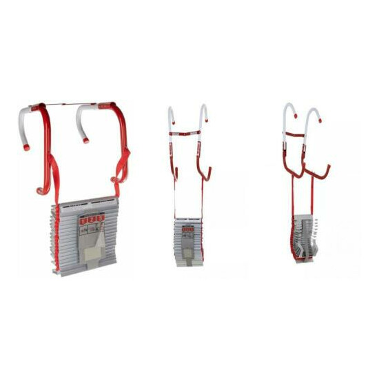 Kidde Three Story Fire Escape Ladder with Anti-Slip Rungs | 25 25-Foot, Multi  image {1}