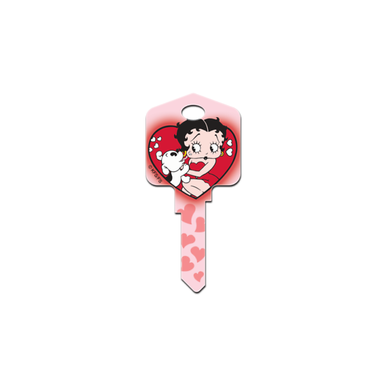 Betty Boop and Pudgy House Key Blank - Collectable Key - Locks - Keys image {1}