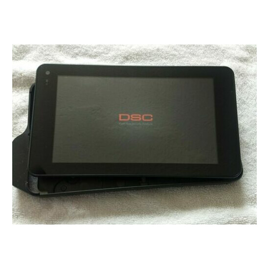 Tyco Security Products DSC touchscreen WS9TCHW ~ Used with Screen & Bracket only image {1}