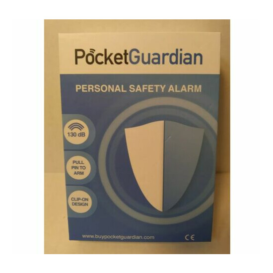 Pocket Guardian Personal Safety Alarm 130DB LED Light • Key Chain Size image {1}