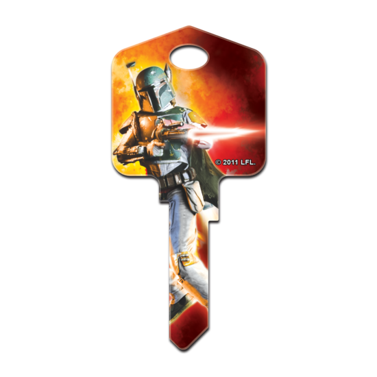 Star Wars Boba Fett House Key - Collectable Key - Star Wars - Suits LW4  image {2}