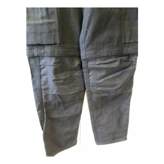 Dunderdon Workwear P7 Cordura Convertible Work Pants Trousers/Shorts Black 32x34 image {4}