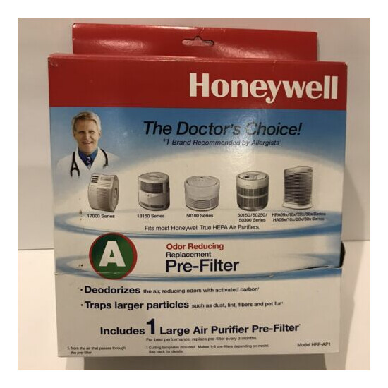 Honeywell Filter A HRF-AP1 Universal Odor Air Purifier Replacement Pre-Filter image {1}