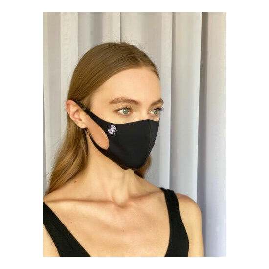 Polygiene Fabric Premium Face Mask, Comfortable, Easy on Ears, Medium image {13}