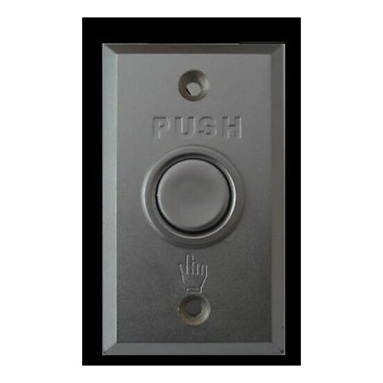 Aluminium Push Button Exit Switch for Gate Opener etc image {1}
