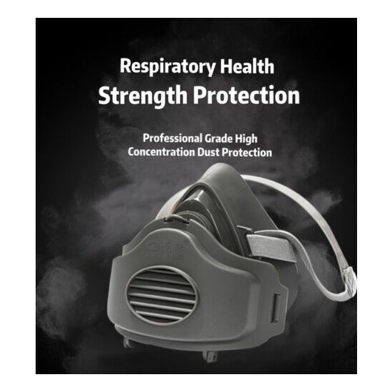 3 in 1 Safety Gas Mask Respirator Half Face Protect For Painting Spray Facepiece image {2}