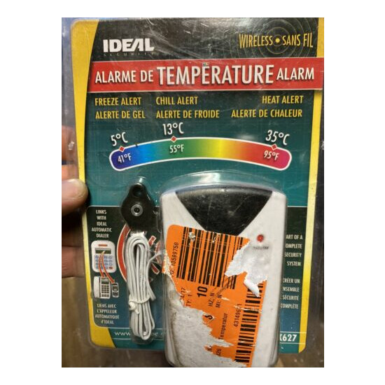 Ideal Security Wireless Extreme Temperature Alarm, Alert System (SK627) - NEW image {1}