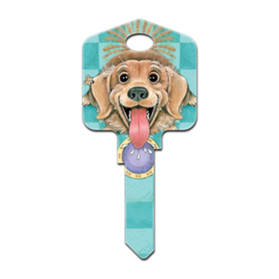 Feed Me House Key - Paws & Claws - Gary Patterson - Dogs - Puppies - Lock - Keys image {1}