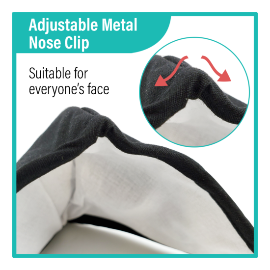 Reusable Washable Cloth Face Mask w/ Air Valve + 2x PM2.5 Filters (Choose Color) image {6}