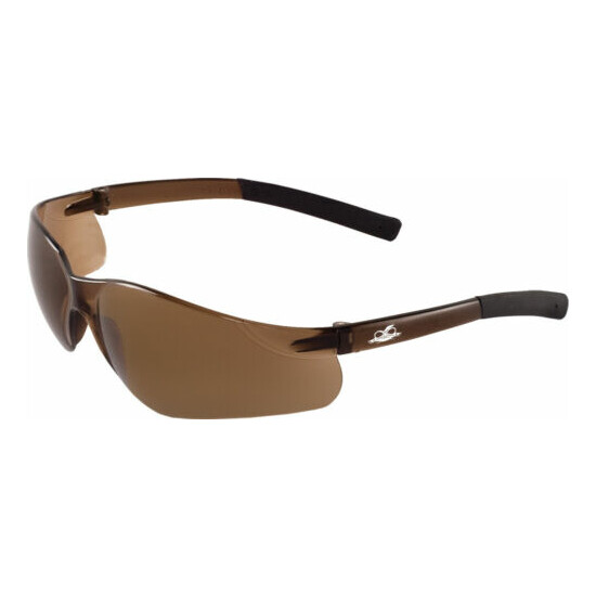 3 Pair/Pack Bullhead Pavon Brown Frameless/Shatterproof Safety Glasses Sun Z87+ image {2}