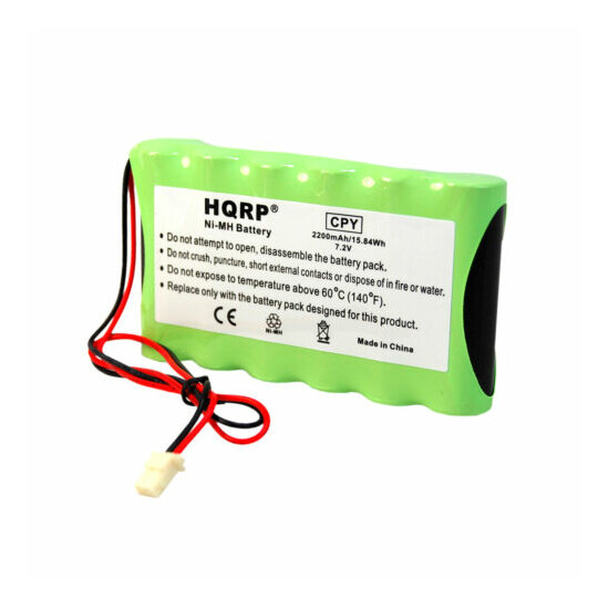 HQRP Battery for Apxalarm APX32EN, APX32ENSIA, APX32SIA Security System image {2}