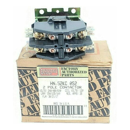 NEW FURNAS 45EG20AF601R 2-POLE CONTACTOR REPLACEMENT COMPONENTS DIVISION HN image {4}