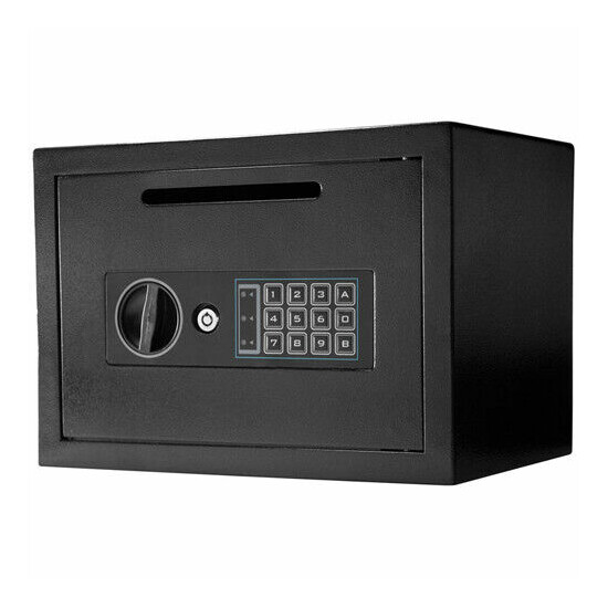Barska Compact Keypad Depository Safe w/ Drop Slot & Back up Keys, AX11934 image {1}