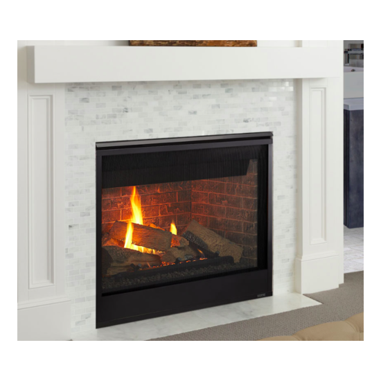 Majestic Meridian 42 Direct Vent Gas Fireplace with IntelliFire Touch Ignition image {4}