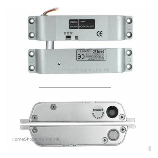 DC12V Electric Door Drop Bolt Lock NC Fail-Safe for Door Access Control 1800lbs image {1}