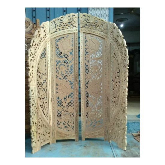 Room Divider*Room Partition*Partition Screen*Carved Screen*Indian Art. image {3}