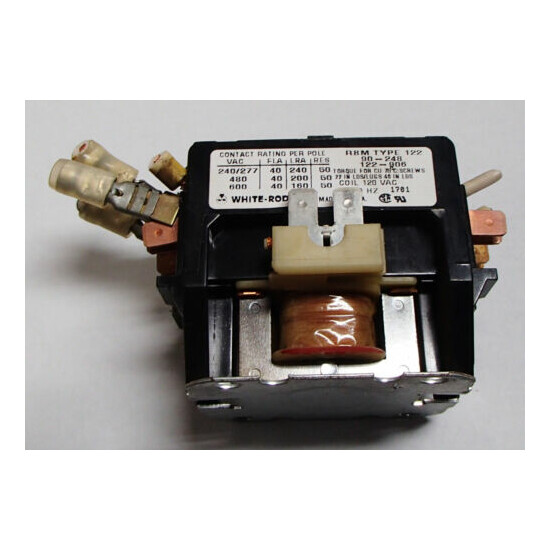 White Rodgers RBM 90-248 2-Pole Definite Purpose Contactor type 122 Used Cut Out image {1}