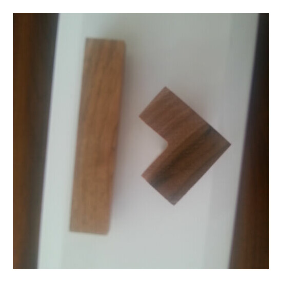Wood Grips Walnut Lacquered Furniture Handles, Kitchen Handles, loading Handles Cabinet Door image {2}