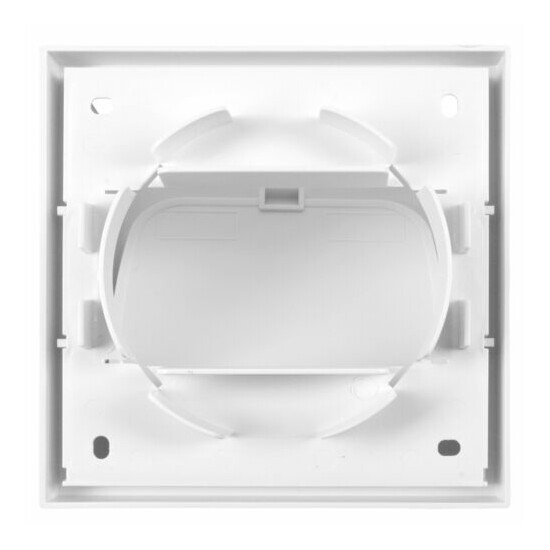 COWL WALL VENT 4" Square Air Duct Hole Grill Grille Extractor Fan Cover Outside image {2}