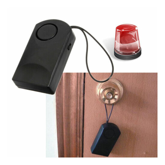 New 120db Wireless Touch Sensor Security Alarm Loud Door Knob Entry Anti H_tiBD image {2}