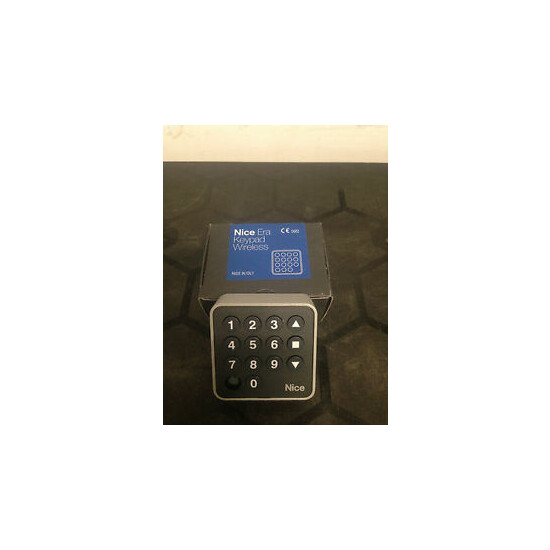 NEW NICE ERA ROLLING CODE WIRELESS KEYPAD FOR ELECTRIC GATE AUTOMATION image {1}