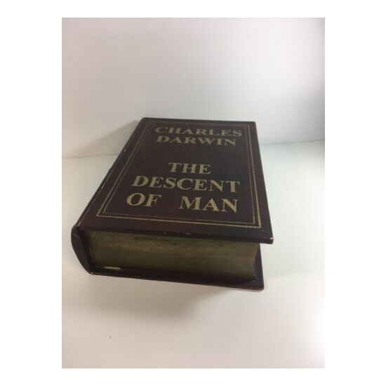 Charles Darwin The Descent of Man Hideaway Book Box - Very Rare - Awesome image {3}