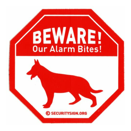 2 Alarm Stickers 5 Security Camera Decals 2 Dog Warning Sticker See Store image {4}