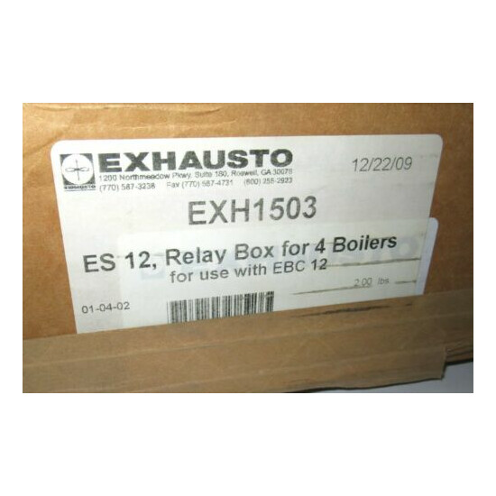 Exhausto A/S ES 12 Relay Box for 4 Boilers  image {2}