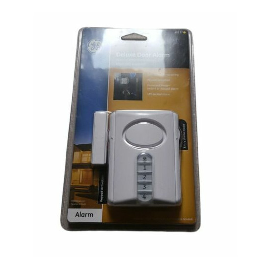 GE Personal Security Deluxe Door Alarm 45117 Keypad Entry Chime NEW SEALED image {1}