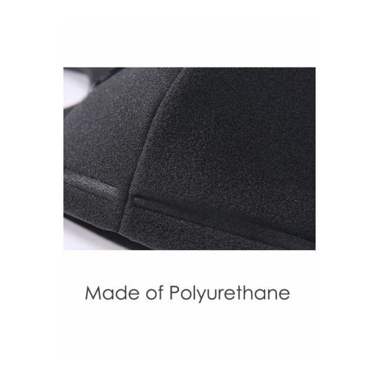 Black Reusable PM2.5 Polyurethane Face Mask with Valve Unisex AUS STOCK image {12}
