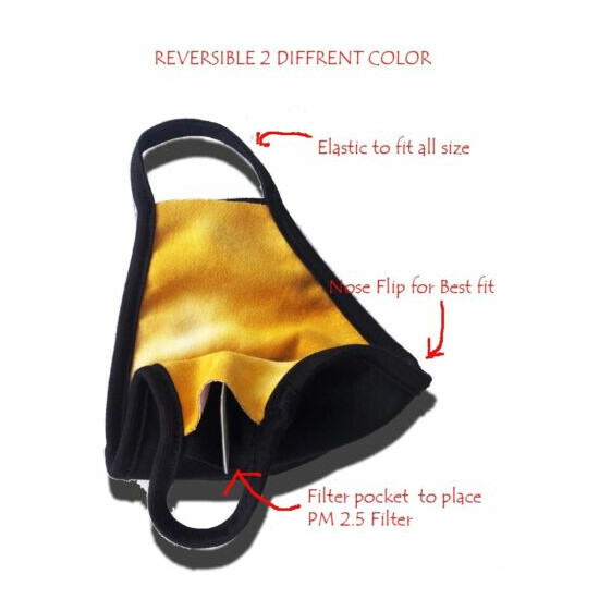 Made in USA Double Layered Reusable Face Mask - FAST SHIPPING image {4}