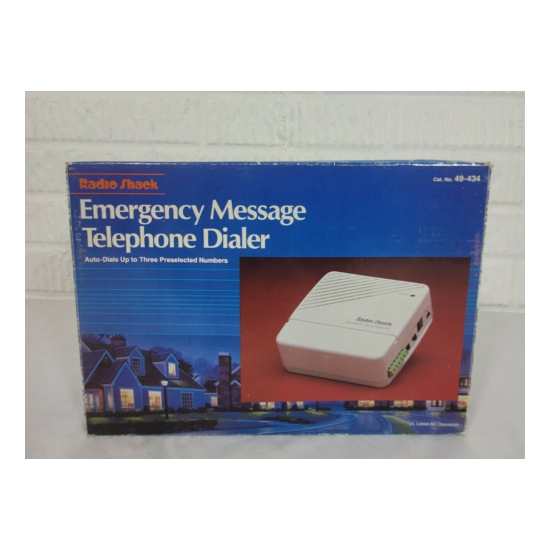 Radio Shack Emergency Message Telephone Dialer 49-434 image {1}