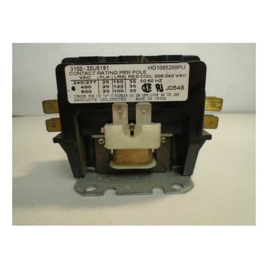 Products Unlimited Contactor; 3100-20U5191; HQ1068288PU; "USED" image {1}