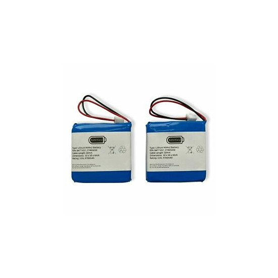Pair Batteries for-Pyronix Deltabell DELTABB-WE Siren Bell Box Battery BATT-ES1 image {1}