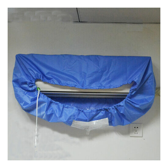 1Pc Air Conditioner Waterproof Cleaning Cover Dust Washing Clean Protector Bags image {3}