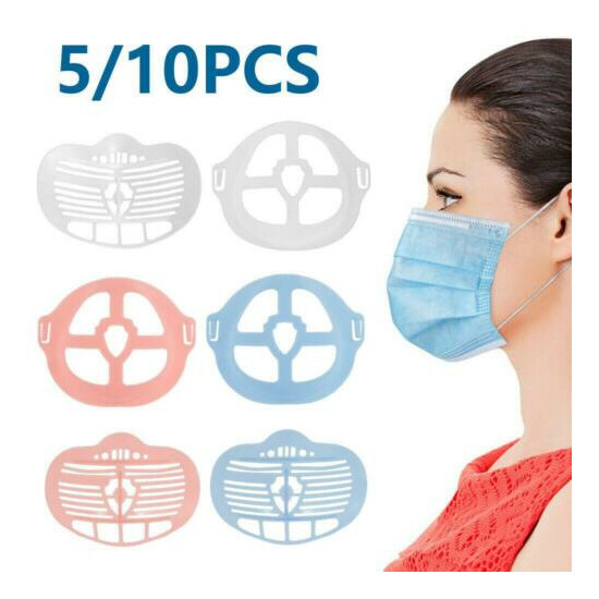 Comfortable Holder Mask Bracket for Face Masks Inner Support Frame 3D Silicone image {1}