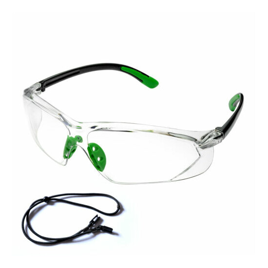 SAFEYEAR Safety Glasses Clear Lens Anti Fog Scratch Resistant UV Protection image {8}
