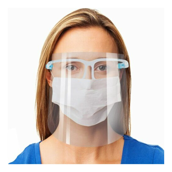 5 PC Goggle Shield Reusable Face Shield Anti-Fog Face Visor Protect Eyes Face image {2}