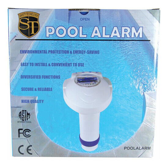 In-Ground Swimming Pool Alarm System Water Safety Alert Protects Children & Pets image {2}