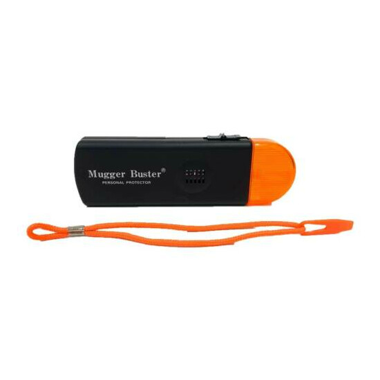 Mugger Buster Powerful Personal Alarm with Strobe Light (120dB Siren) image {2}