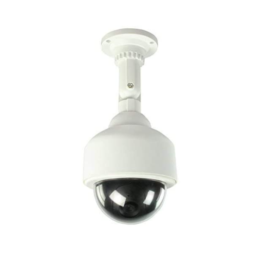 Dummy Security Camera CCTV With Flashing LED Light Dome Outdoor/Indoor image {2}