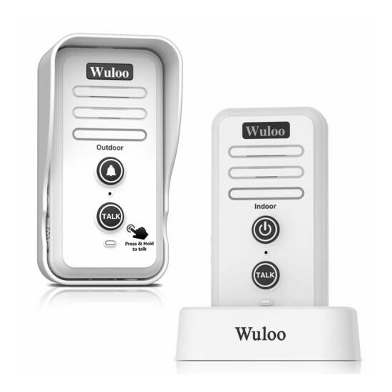 Wireless Doorbells Intercoms Home Door Security Rechargeable Handheld Receivers image {1}