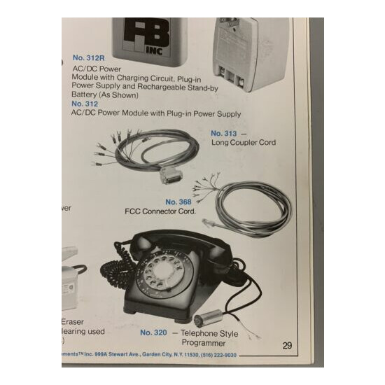 FBII Fire Burglary Instruments Tape Dialer Programmer image {2}