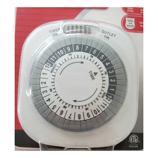 UTILITECH Outlet Timer With 48 On/Off Settings 125v-60H NEW and Sealed image {2}