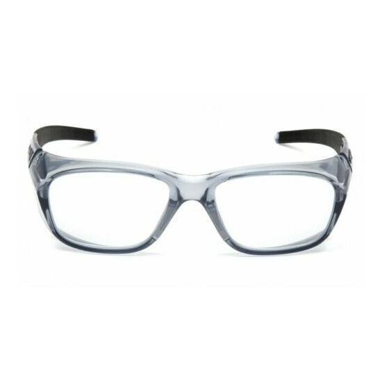Pyramex SG9810R20 Emerge Plus Safety Glasses, Gray Frame/Clear Full Reader +2.0 image {2}