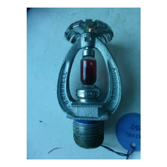 1 VINTAGE Grinnell quartzoid Fire Sprinkler Head collectable 250 degree image {1}