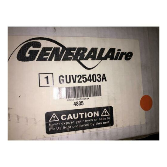 GENERALAIRE GUV25403A SUPER PLASMA UV AIR PURIFIER 120/60/1 204725 image {4}