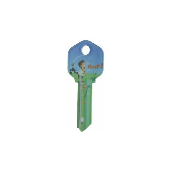 Golf House Key Blank - Golf - Keys - Locks - KW1 image {1}