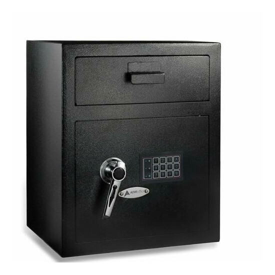 AdirOffice Steel Mountable Digital Security Keypad Depository Safe Thumb {26}