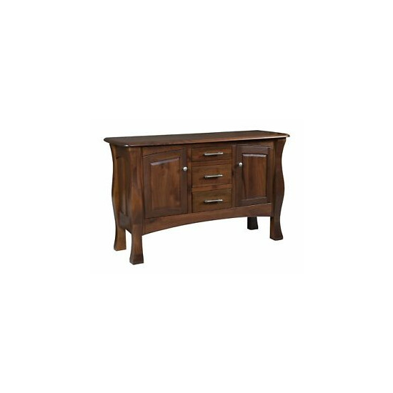 Amish Transitional Dining Room Sideboard Server Reno Solid Wood 63" image {1}